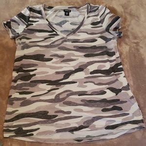 Torrid camo burnout tee
